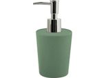 Dispenser Di Sapone Spirella "Takeo"" | Con Pompa In Acciaio Inox | Dispenser Di Sapone Liquido | Bambù | 400Ml | Durevole, Ecologico E Robusto | Basil Green"