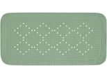 Spirella Tappetino Doccia Tappetino Bagno Tappetino Bagno Antibatterico Antiscivolo Con Ventose - Alaska Basil Green - Circa 36 X 71 Cm