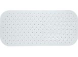 Msv Premium Tappetino Da Doccia Tappetino Da Bagno Tappetino Da Bagno Antibatterico Antiscivolo Con Ventose - Bianco - Circa 36 X 97 Cm - Profuma Di Rose - Lavabile A 60° Gradi