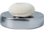 Spirella Portasapone Look Pietra Accessori Bagno Decorativi Portasapone "Tube"" Dimensioni: 11 X 11 X 3 Cm - Argento Opaco"