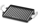 Piastra Grill Vaello Rettangolare In Acciaio Smaltato Nero (27 X 21 Cm)