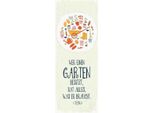 Vianmo Insegna In Legno 27X10 Cm Wer Garten Besitzt Hat Alles
