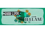 Vianmo Insegna In Legno 10X27 Cm Good Luck From Ireland