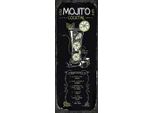 Vianmo Insegna In Legno 27X10 Cm Mojito Cocktail Recipe