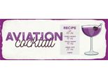 Vianmo Insegna In Legno 10X27 Cm Aviation Cocktail Recipe