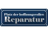 Vianmo Insegna Di Latta 10X27 Cm Platz Der Hoffnungsv. Reparatur