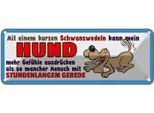 Vianmo Insegna Di Latta 10X27 Cm Hund Kann GefüHle AusdrüCken