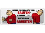 Vianmo Insegna Di Latta 10X27 Cm Lieber Saufen Statt Buckel