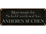 Vianmo Insegna Di Latta 10X27 Cm Schuld Auch Bei Anderen Suchen