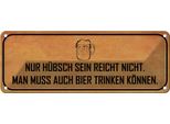 Vianmo Insegna Di Latta 10X27 Cm HüBsch Sein Reicht Nicht Bier