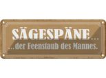Vianmo Insegna Di Latta 10X27 Cm SäGespäNe Feenstaub Des Mannes