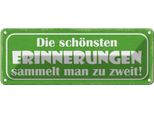 Vianmo Insegna Di Latta 10X27 Cm Erinnerungen Sammeln Zu Zweit