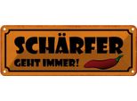 Vianmo Insegna Di Latta 10X27 Cm SchäRfer Geht Immer
