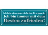 Vianmo Insegna Di Latta 10X27 Cm Bin Immer Mit Besten Zufrieden