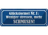 Vianmo Insegna Di Latta 10X27 Cm Weniger Stressen Mehr Schmusen
