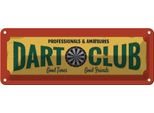 Vianmo Insegna Di Latta 10X27 Cm Dart Club Professionals Amateur