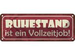 Vianmo Insegna Di Latta 10X27 Cm Ruhestand Ist Ein Vollzeitjob