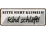Vianmo Insegna Di Latta 10X27 Cm Nicht Klingeln Kind SchläFt