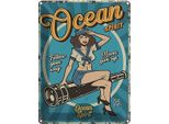 Vianmo Insegna Di Latta 40X30 Cm Ocean Spirit Seefahrt Ozean