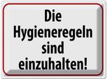 Vianmo Insegna Di Latta 30X40 Cm Hygieneregeln Sind Einzuhalten
