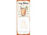 Vianmo Insegna In Legno 27X10 Cm Long Island Cocktail Recipe