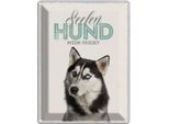 Vianmo Insegna Di Latta 40X30 Cm Seelen Hund Mein Husky