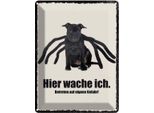 Vianmo Insegna Di Latta 40X30 Cm Hund Hier Wache Ich Eigene Gefahr