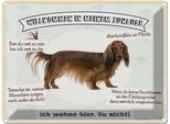 Vianmo Insegna Di Latta 30X40 Cm Tiere Hund Ich Wohne Hier Du Nicht