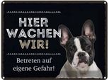 Vianmo Insegna Di Latta 30X40 Cm Tiere Hier Wachen Wir Eigene Gefahr