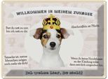 Vianmo Insegna Di Latta 30X40 Cm Tiere Hund Willkommen Wohne Hier