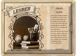 Vianmo Insegna Di Latta 30X40 Cm Lehrer Herrscher Klassenzimmers