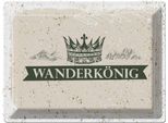 Vianmo Insegna Di Latta 30X40 Cm WanderköNig Krone Berge