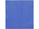 Msv Premium Tappetino Da Doccia Tappetino Da Bagno Tappetino Da Bagno Antibatterico Antiscivolo Con Ventose - Blu - Circa 54 X 54 Cm - Profuma Di Rose - Lavabile A 60° Gradi