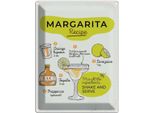 Vianmo Insegna Di Latta 40X30 Cm Margarita Recipe Orange Lime