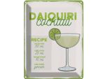 Vianmo Insegna Di Latta 40X30 Cm Daiquiri Cocktail Recipe