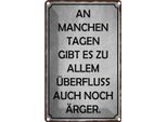 Vianmo Insegna Di Latta 30X20 Cm An Manchen Tagen Gibt Es ÄRger
