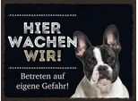 Vianmo Insegna In Legno 30X40 Cm Tiere Hier Wachen Wir Eigene Gefahr