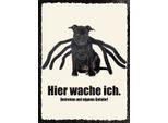 Vianmo Insegna In Legno 40X30 Cm Hund Hier Wache Ich Eigene Gefahr