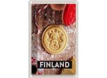 Vianmo Insegna Di Latta 18X12 Cm Finnland Hirsch PläTzchen Weihnachten