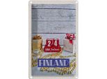 Vianmo Insegna Di Latta 18X12 Cm Finnland Weihnachten YöTä Jouluun
