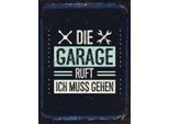Vianmo Insegna In Legno 40X30 Cm Die Garage Ruft Ich Muss Gehen