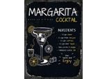 Vianmo Insegna In Legno 40X30 Cm Margarita Cocktail Recipe