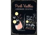 Vianmo Insegna In Legno 40X30 Cm Pink Vodka Cocktail Recipe
