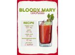 Vianmo Insegna In Legno 40X30 Cm Bloody Mary Cocktail Recipe