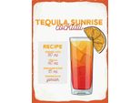 Vianmo Insegna In Legno 40X30 Cm Tequila Sunrise Cocktail Recipe