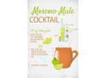 Vianmo Insegna In Legno 18X12 Cm Moscow Mule Cocktail Recipe