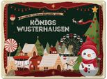 Vianmo Insegna Di Latta 30X40 Cm GrüßE KÖNigsbrunn Bei Augsburg