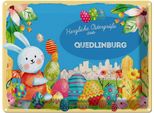 Vianmo Insegna Di Latta 30X40 Cm Ostern OstergrüßE Quedlinburg