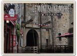 Vianmo Insegna Di Latta 30X40 Cm Le Mont-Saint-Michel Frankreich KöNigstor