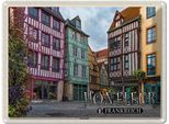 Vianmo Insegna Di Latta 30X40 Cm Honfleur Frankreich Innenstadt